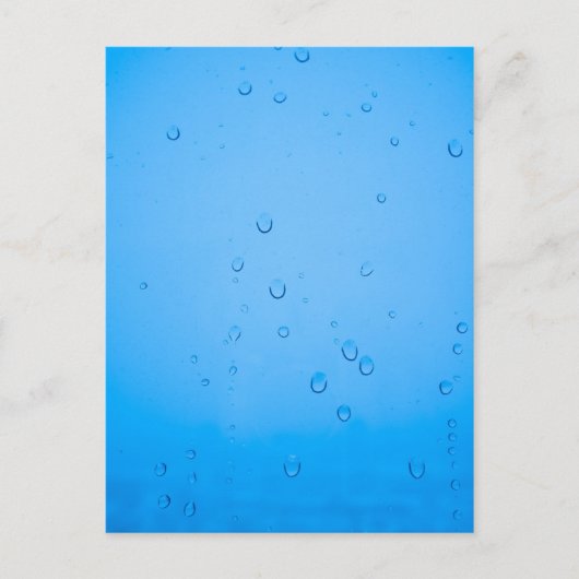 Carte Postale Chute de pluie (Devant)