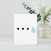 Carte Postale Chute de sueur (Debout devant)