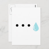 Carte Postale Chute de sueur (Devant / Derrière)