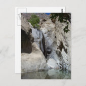 Carte Postale chute d'eau (Devant / Derrière)