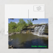 Carte Postale Chute d'eau Shidler (Devant / Derrière)