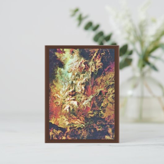 Carte Postale Chute D'Enfer Des Damnés Par Rubens Peter Paul (Debout devant)