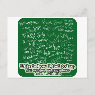 Carte Postale Chute d'humeur