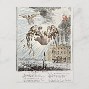 Carte Postale Chute d'Icarus, 1807