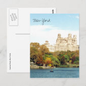 Carte Postale chute du parc central (Devant / Derrière)