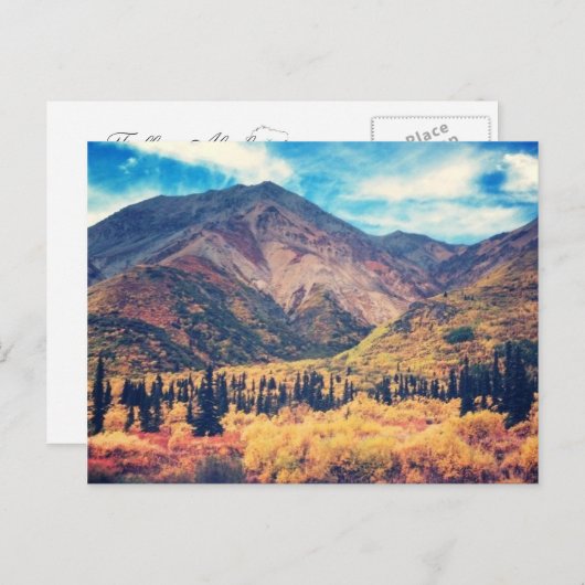 Carte Postale Chute en Alaska (Devant / Derrière)