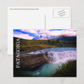 Carte Postale chute patagonale (Devant / Derrière)