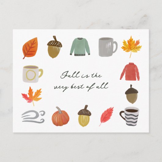 Carte Postale Chute préférée (Devant)