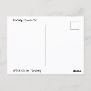 Carte Postale Chute sur la crête bleue