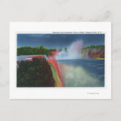 Carte Postale Chutes américaines et en fer à cheval éclairées (Devant)