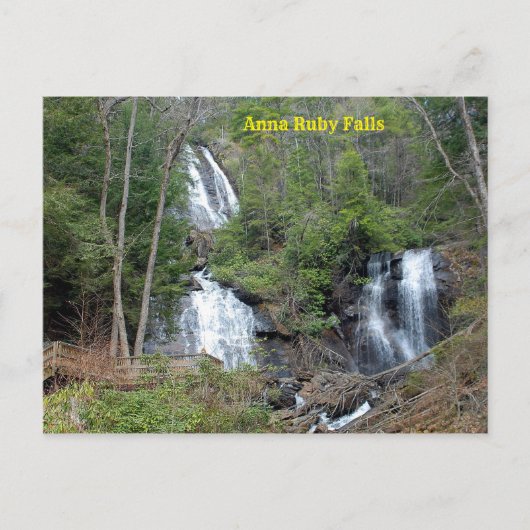 Carte Postale Chutes Anna Ruby (Devant)