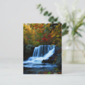 Carte Postale Chutes colorées en Pennsylvanie (Debout devant)