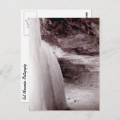 Carte Postale Chutes congelées (Devant / Derrière)