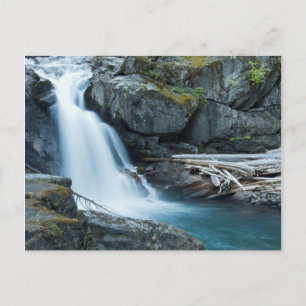 Carte Postale Chutes d'argent, Parc national du mont Rainier
