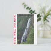 CARTE POSTALE CHUTES DE 1 000 PIEDS (Debout devant)