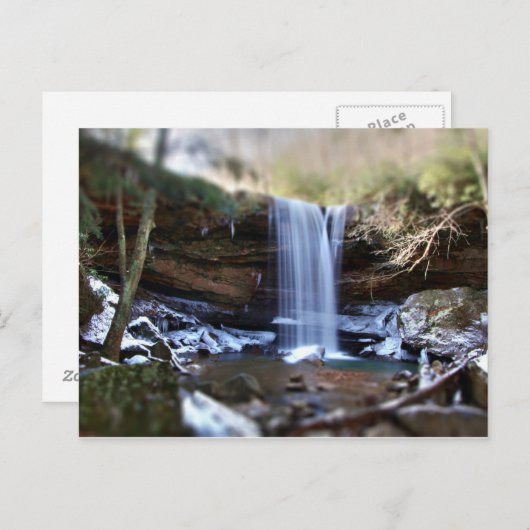 Carte Postale Chutes de concombre - Hiver (Devant / Derrière)