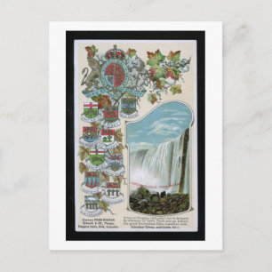 Carte Postale Chutes de fer à cheval, Niagara Falls, Canada Vint