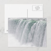 Carte Postale Chutes de fer à cheval, Niagara Falls, Ontario, Ca (Devant / Derrière)