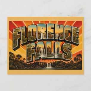 Carte Postale Chutes de Florence NT Australie Forêt de la mousso