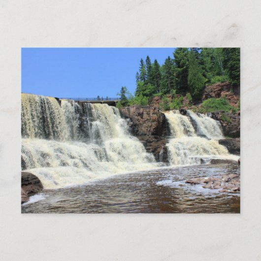 Carte Postale Chutes de Gooseberry, Côte-Nord, Minnesota (Devant)
