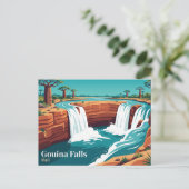 Carte Postale Chutes de Gouina Mali (Debout devant)