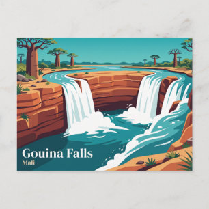 Carte Postale Chutes de Gouina Mali