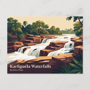 Carte Postale Chutes de Karfiguéla Burkina Faso