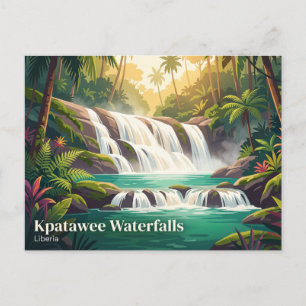 Carte Postale Chutes de Kpatawee Libéria