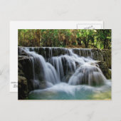 Carte Postale Chutes de Kuang Si, Laos (Devant / Derrière)