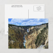 Carte Postale Chutes de Lower Yellowstone (Devant / Derrière)