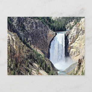 Carte Postale Chutes de Lower Yellowstone