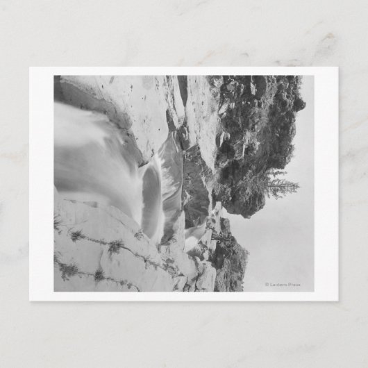 Carte Postale Chutes De Minnekahta Près Des Sources D'Eau Chaude (Devant)