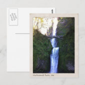 Carte Postale Chutes de Multnomah, Oregon (Devant / Derrière)