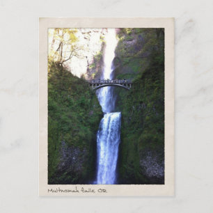 Carte Postale Chutes de Multnomah, Oregon
