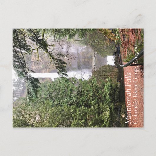 Carte Postale Chutes de Multnomah, Oregon (Devant)