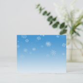 Carte Postale Chutes de neige (Debout devant)