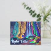Carte Postale Chutes de Ruby Tennessee (Debout devant)