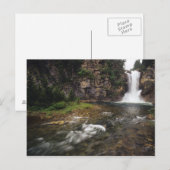 Carte Postale chutes de Running Eagle alias Trick Falls dans les (Devant / Derrière)