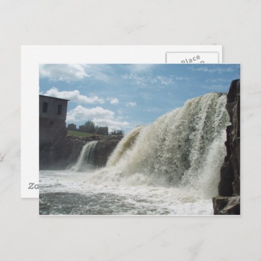 Carte Postale Chutes de Sioux (Devant / Derrière)