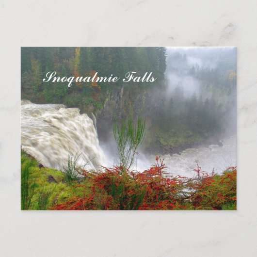 Carte Postale Chutes de Snoqualmie (Devant)