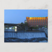 Carte Postale Chutes de Spokane, (Devant)