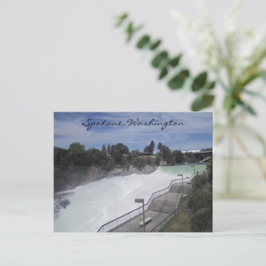 Carte Postale Chutes de Spokane (Debout devant)