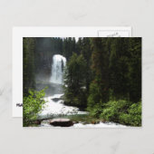 Carte Postale Chutes de Virginie au parc national Glacier (Devant / Derrière)