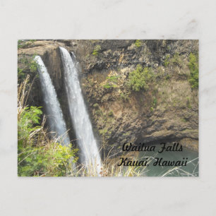 Carte Postale Chutes de Wailua Kauai, Hawaï