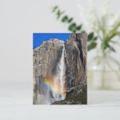 Carte Postale Chutes de Yosemite avec arc-en-ciel (Debout devant)