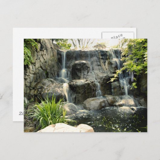 Carte Postale Chutes d'eau (Devant / Derrière)