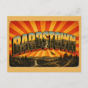 Carte Postale Chutes d'eau de Forest Hills à Bardstown Kentucky