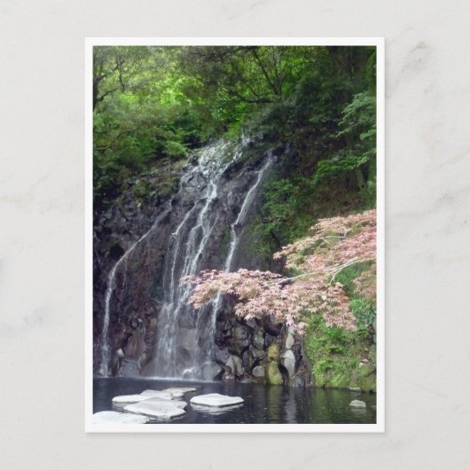 Carte Postale chutes d'eau de hakone (Devant)