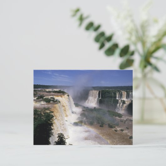 Carte Postale Chutes d'Iguacu, Brésil (Debout devant)