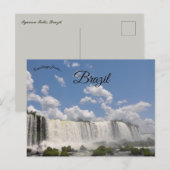 Carte Postale Chutes d'Iguassu Brésil (Devant / Derrière)